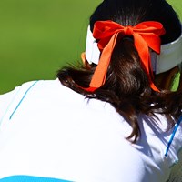 赤いリボン 2024年 Vポイント×ENEOS ゴルフトーナメント 初日 アン・シネ