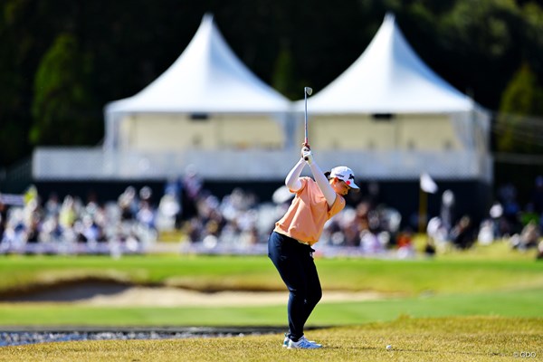 2024年 Vポイント×ENEOS ゴルフトーナメント 2日目 竹田麗央 「67」で首位タイに浮上。自身3度目の最終日最終組へ