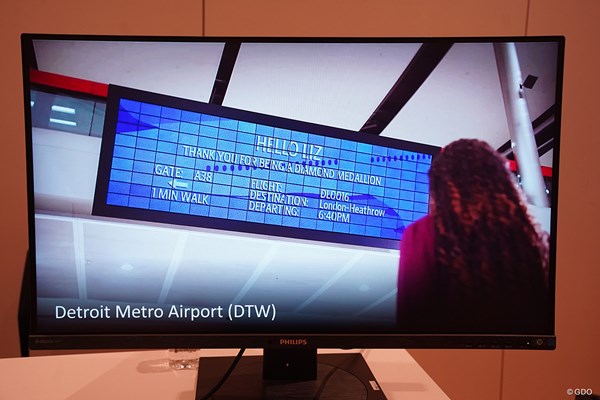 TGLイベント デトロイト・メトロポリタン空港に実装されたディスプレイ