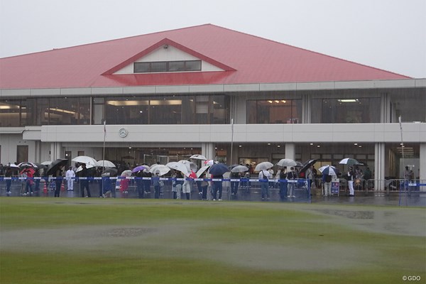 2024年 アクサレディスゴルフトーナメント in MIYAZAKI 3日目 UMKCC 降雨で競技が中断