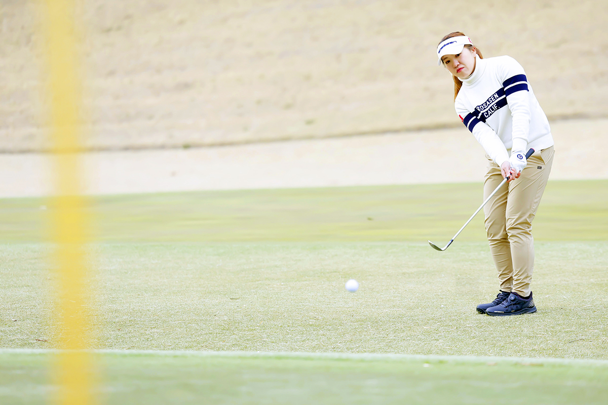 実はそれほど難しくない！ ワンクッションで寄せるアプローチ術 浅田実那