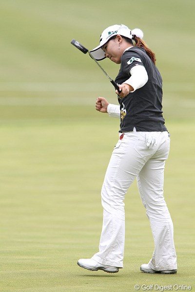 最後まで攻めのゴルフに徹して3位となった韓国のイ・ナリ