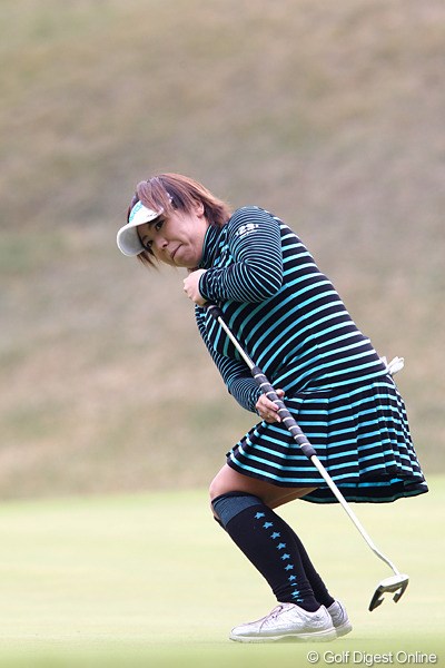 2010年 伊藤園レディスゴルフトーナメント 最終日 吉田弓美子 22位タイに入り賞金ランキング52位に浮上した吉田弓美子
