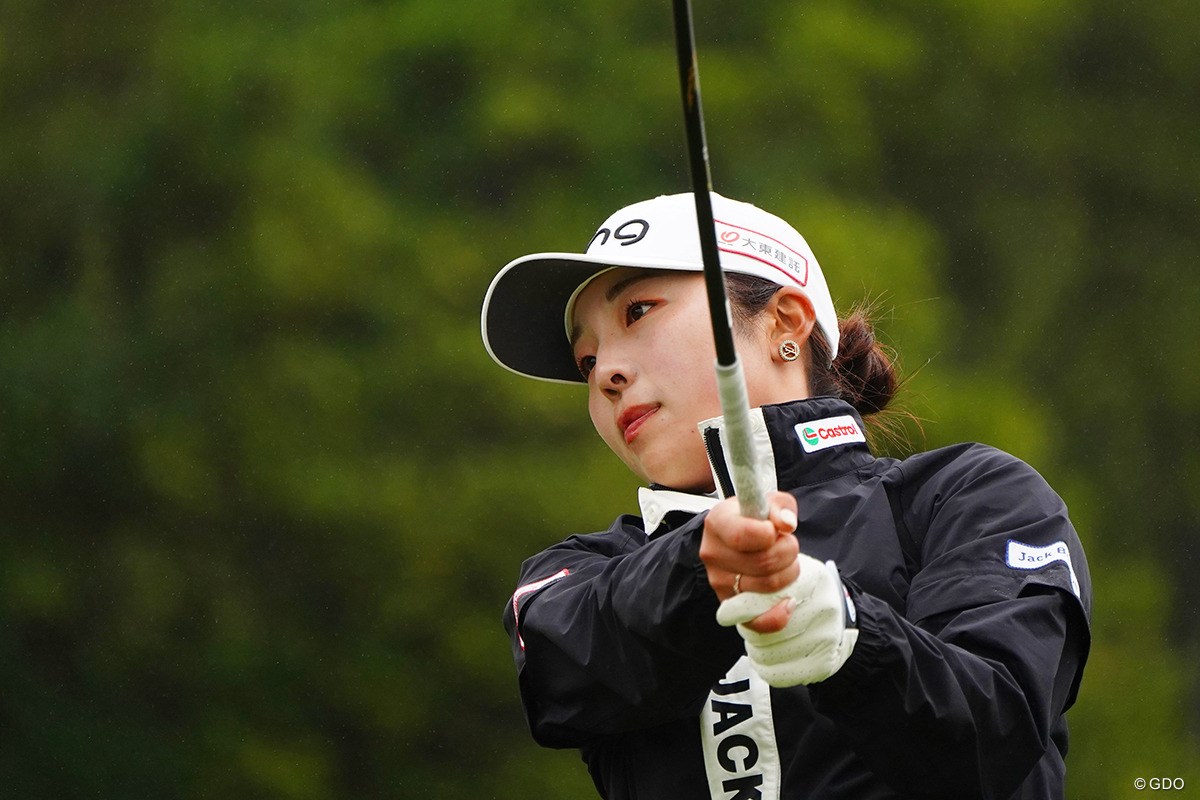 2024年 富士フイルム・スタジオアリス女子オープン 初日 佐久間朱莉