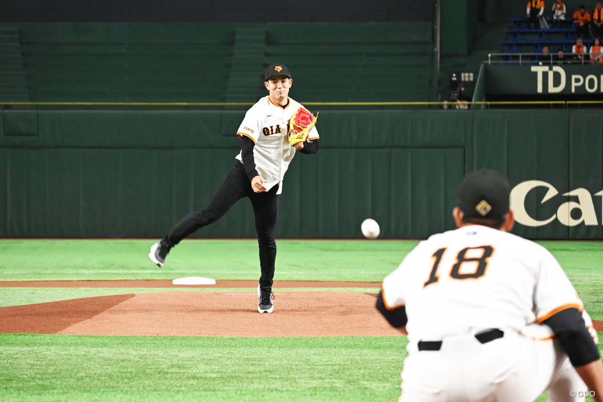 2024年 中島啓太 始球式