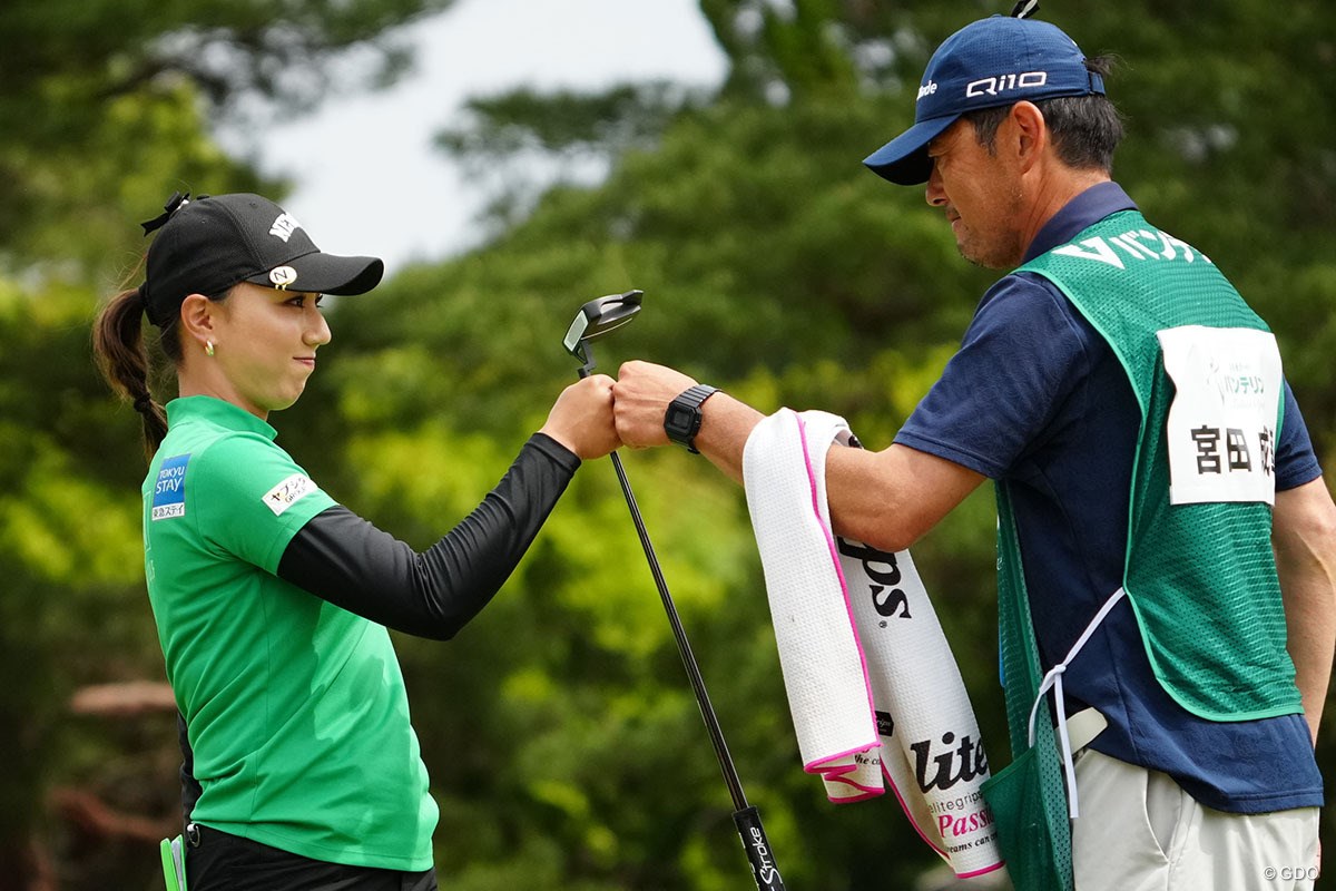 2024年 KKT杯バンテリンレディスオープン 初日 宮田成華