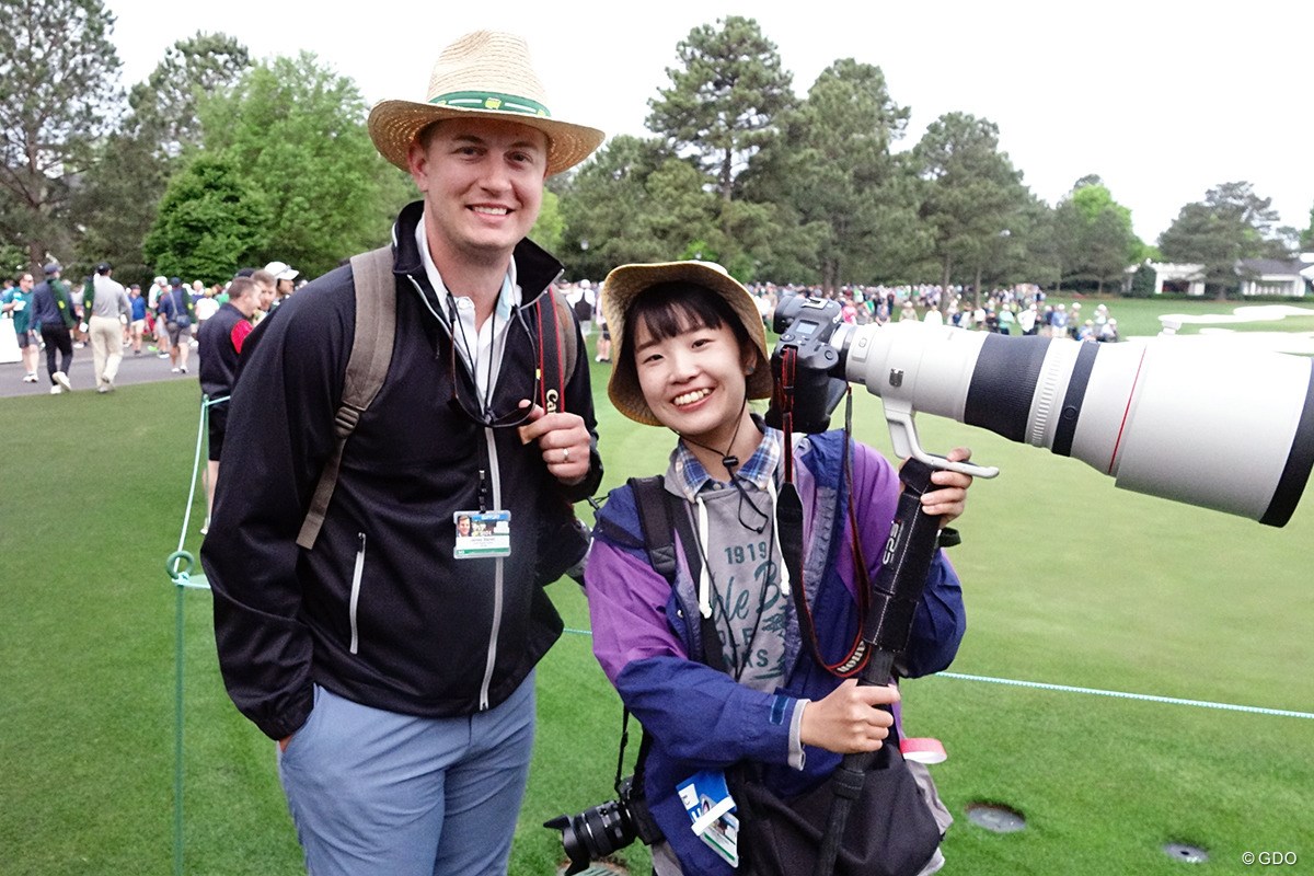 2024年 マスターズ 3日目 高薮カメラマン ジェームズ・ステレットさん