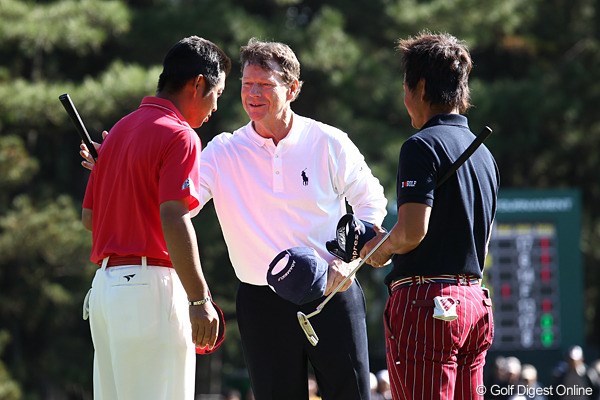 2010年 ダンロップフェニックストーナメント 初日 トム・ワトソン、池田勇太、藤田寛之