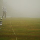 【速報】日欧共催大会が濃霧のため2時間50分遅れで開幕