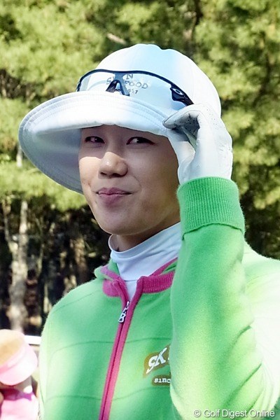2010年 LPGAツアーチャンピオンシップリコーカップ ヤング・キム 今年から日本ツアーフル参戦を果たしたヤング・キム。トップ10入りも多く、優勝まであと一歩！（撮影：リコー CX4）