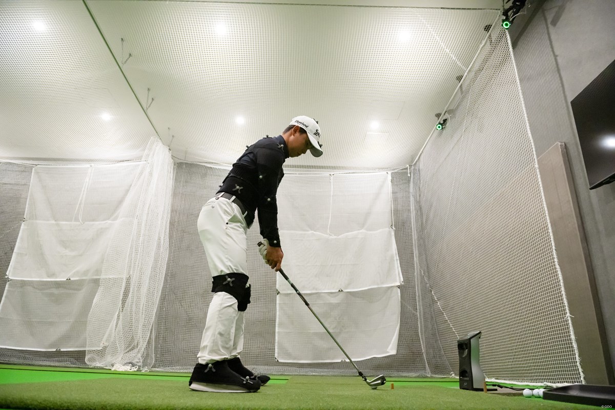 2024年 ISPS HANDA 欧州・日本どっちが勝つかトーナメント！ 事前 桂川有人 「ギアーズ」で診断。8個のカメラでスイングを解析する