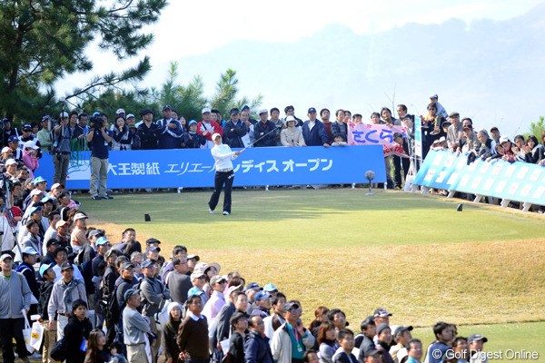 2010年 大王製紙エリエールレディスオープン 最終日 15番ティ