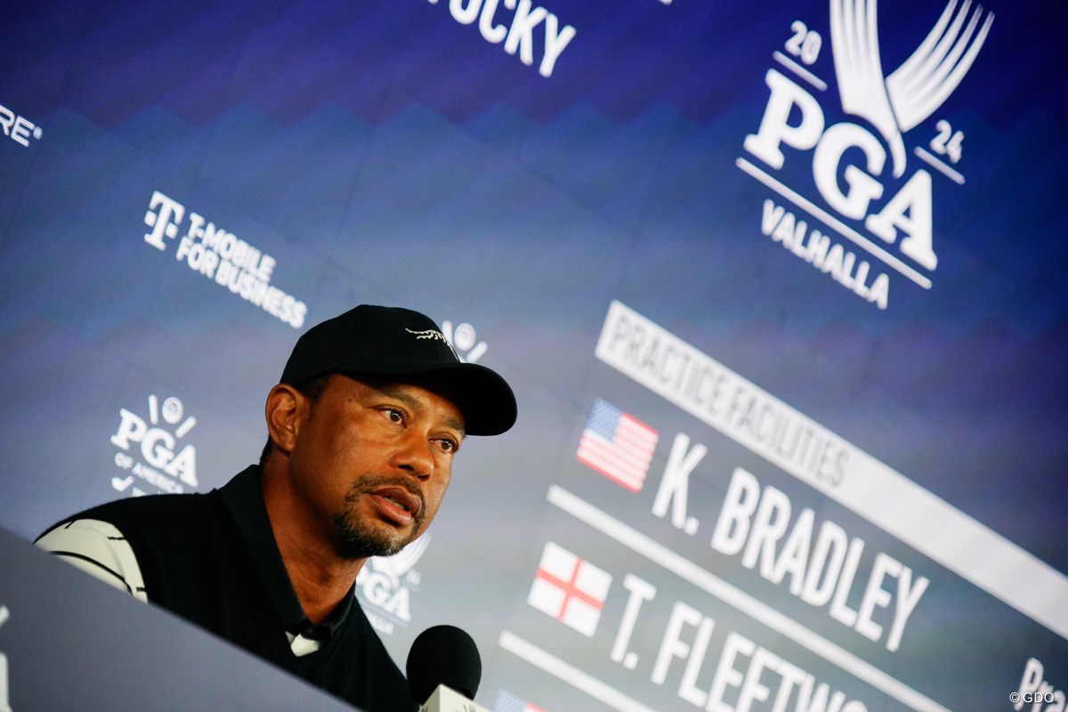 2024年 全米プロゴルフ選手権 事前 タイガー・ウッズ