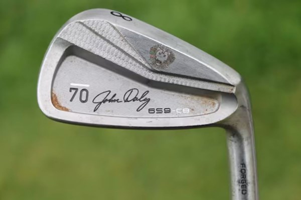 2024年 全米プロゴルフ選手権 事前 ジョン・デーリーのアイアン アイアンは「サブ70」というメーカー製(GolfWRX)