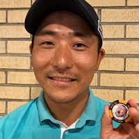 子供の顔入り特製ボールマークが力をくれる 2024年 関西オープンゴルフ選手権競技 3日目 竹安俊也
