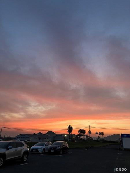 綺麗な夕日