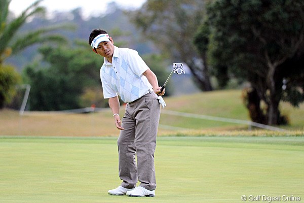 2010年 カシオワールドオープンゴルフトーナメント 初日 田中秀道 日本ツアーでは9年ぶりとなる単独首位浮上。ゴルフファンの誰もが、田中秀道の復活を待ち望んでいる