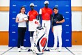 「パリ五輪」日本代表のユニフォームを着用した丸山茂樹監督（右）と服部道子・女子コーチ