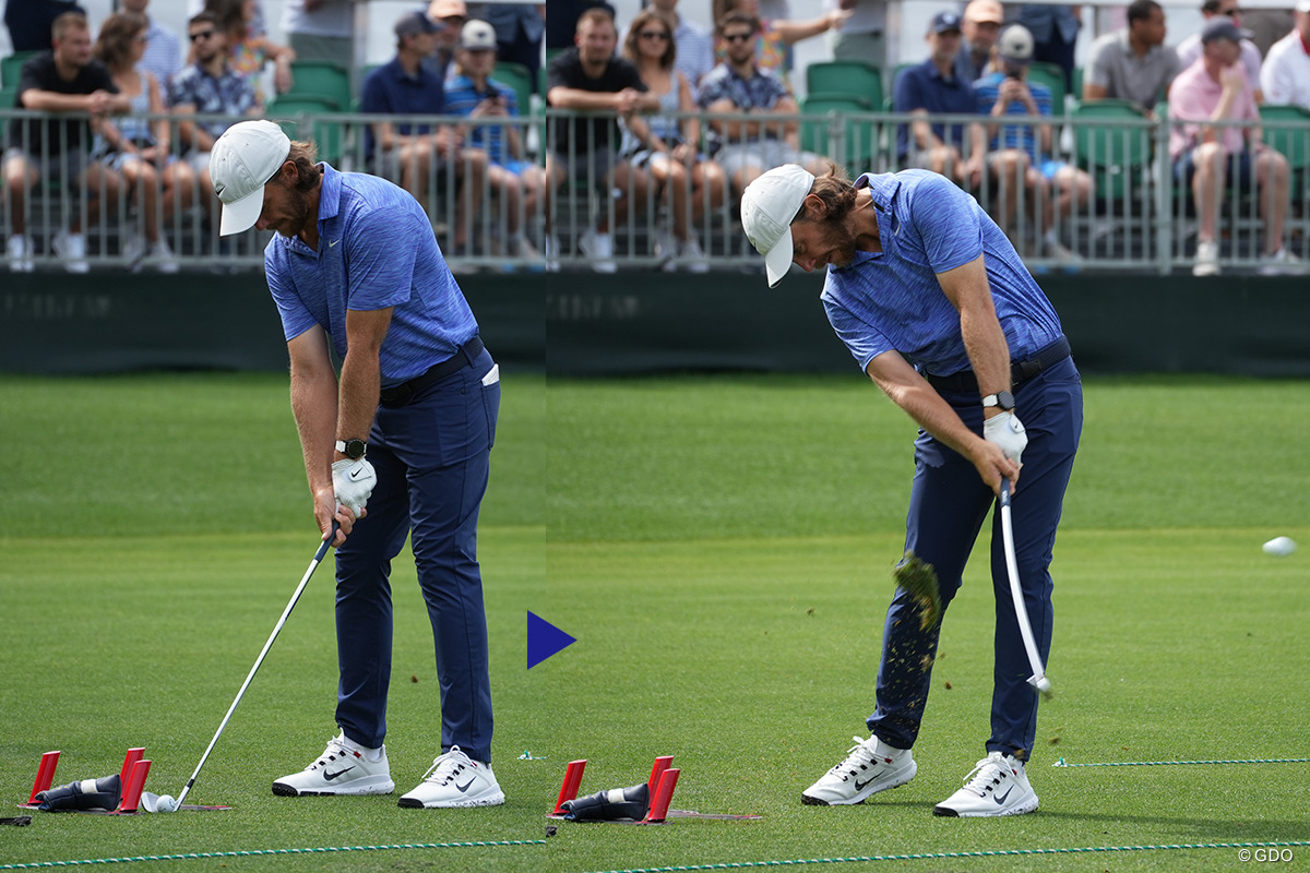 トミー・フリートウッドの朝練に密着 「頭の横に棒」は何のため？｜GDO