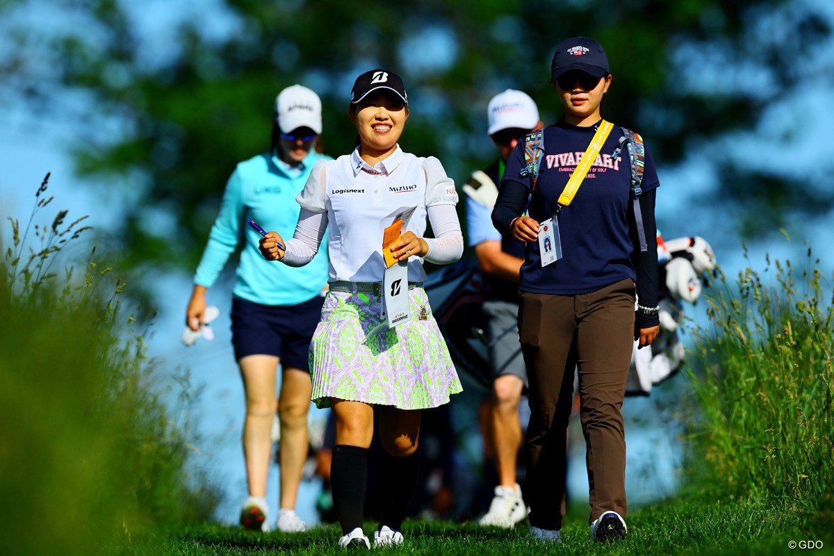 2024年 全米女子オープン presented by アライ 事前 古江彩佳