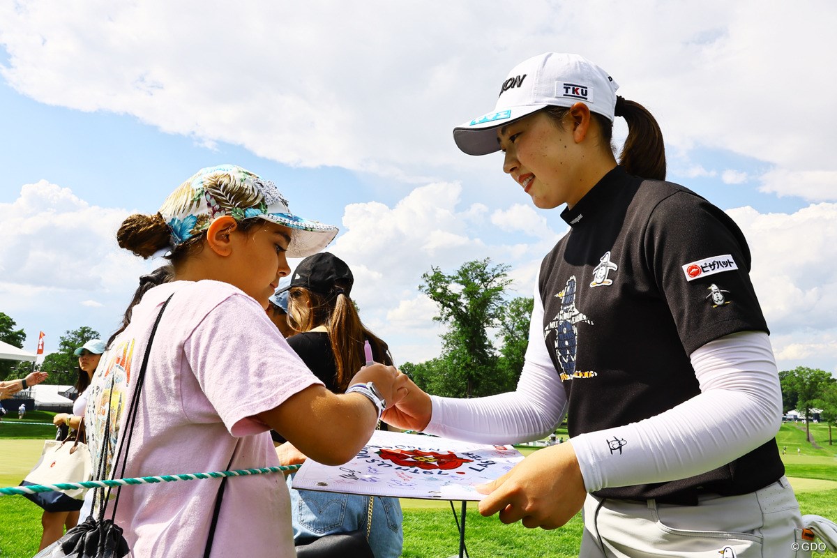 2024年 全米女子オープン presented by アライ 事前 竹田麗央