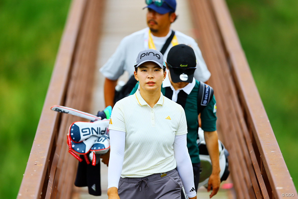 全米女子オープンを翌日に控えた渋野日向子