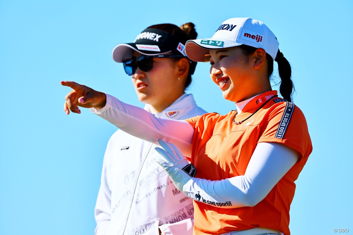 2024年 全米女子オープン presented by アライ 初日 小祝さくら 岩井千怜