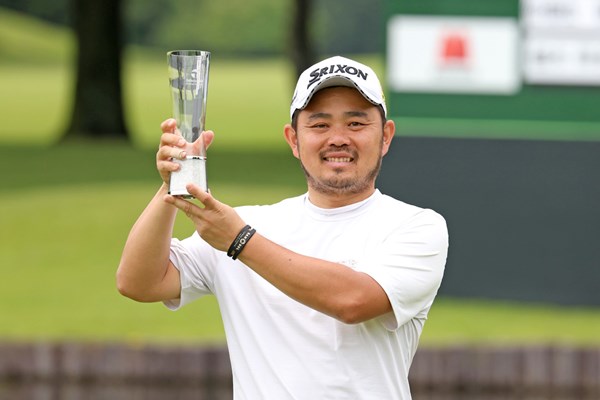 2024年 太平洋クラブチャレンジトーナメント 最終日 北村晃一 下部ツアー初優勝を飾った北村晃一 （提供：JGTO）