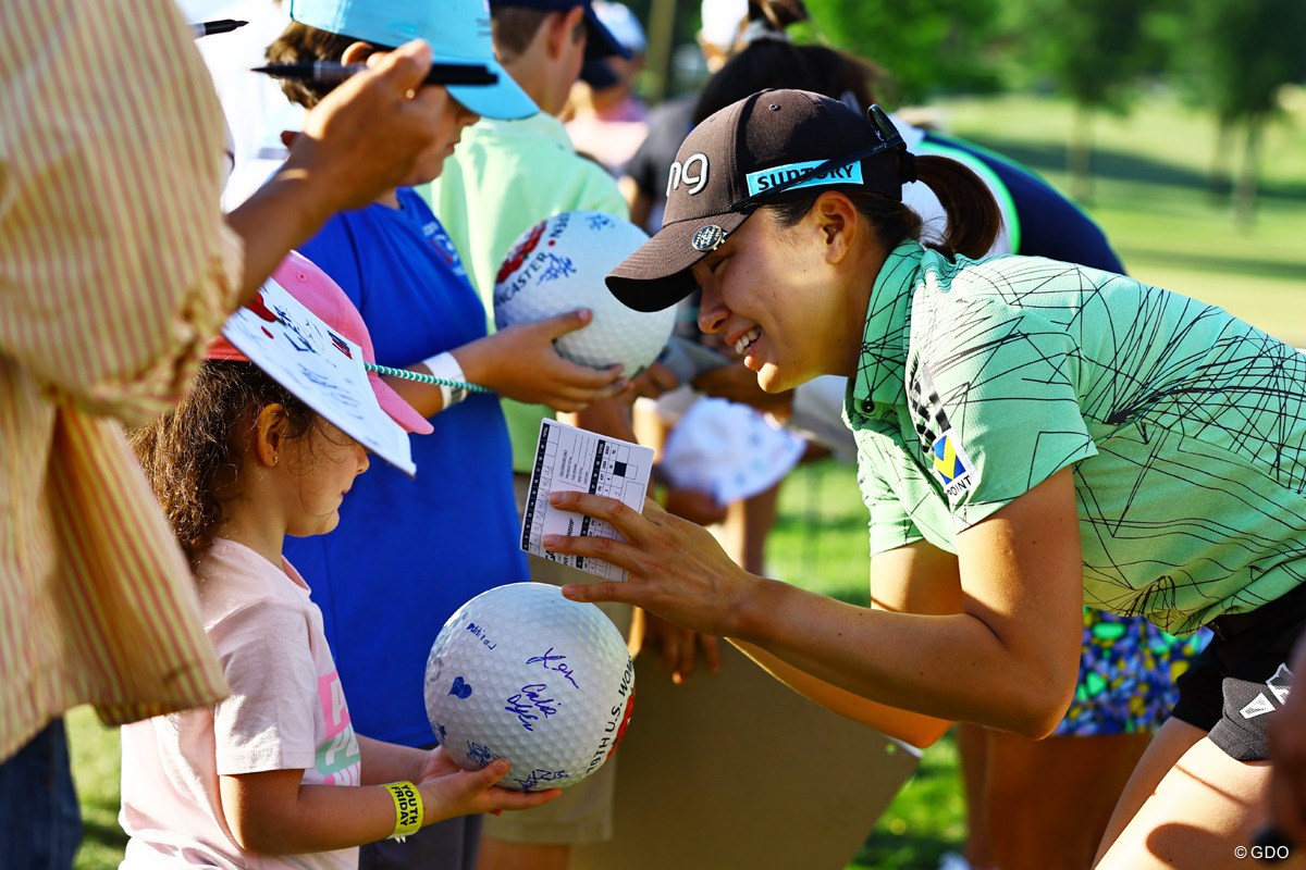 2024年 全米女子オープン presented by アライ 2日目 渋野日向子