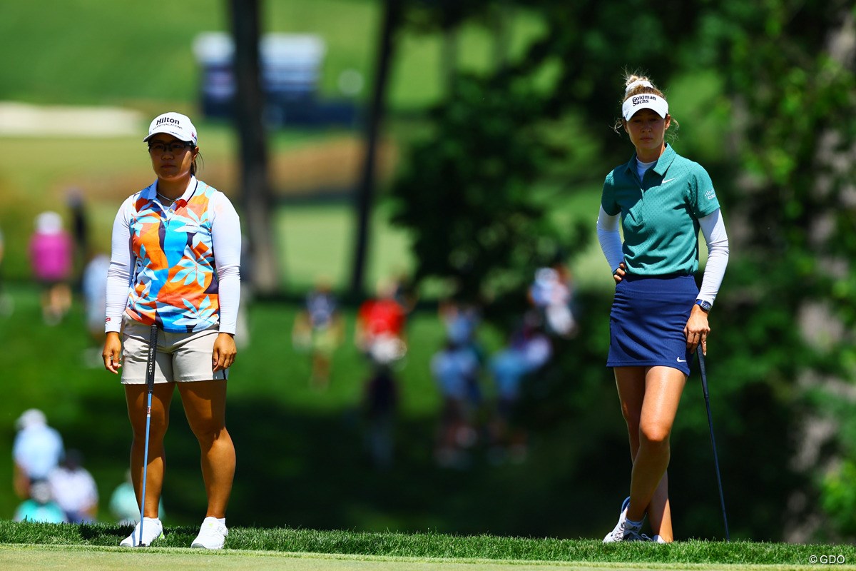 2024年 全米女子オープン presented by アライ 2日目 畑岡奈紗 ネリー・コルダ