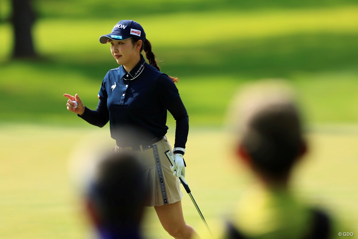 2024年 宮里藍 サントリーレディスオープンゴルフトーナメント 初日 小祝さくら