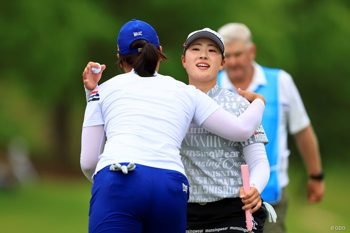 2024年 宮里藍 サントリーレディスオープンゴルフトーナメント 初日 竹田麗央