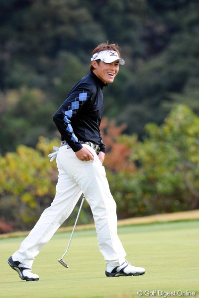 2010年 カシオワールドオープンゴルフトーナメント 最終日 上田諭尉 逆転シード入りを果たした選手は上田諭尉ただ1人。土壇場での強さを見せた