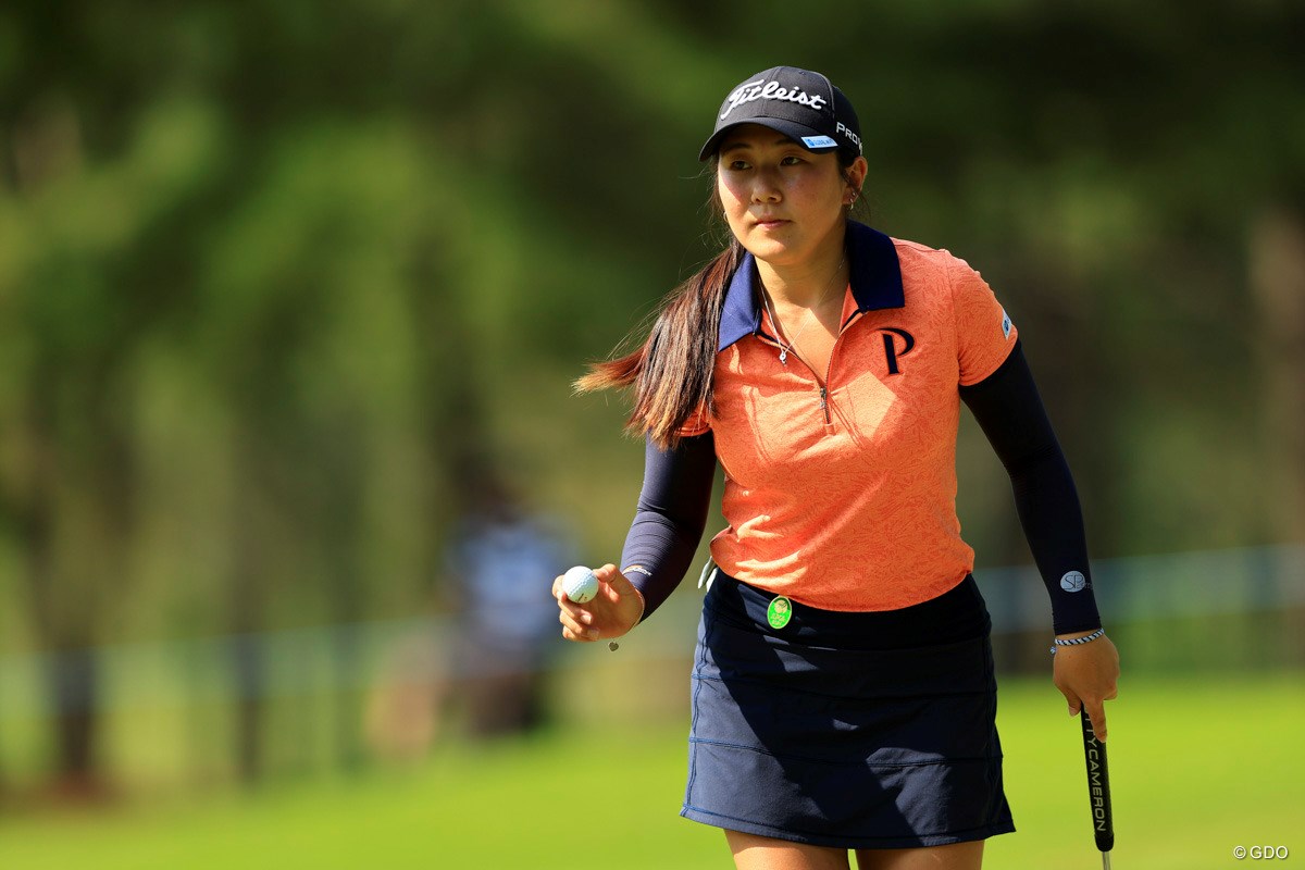 宮里藍サントリーレディスオープン2022 優勝 山下美夢有 直筆サイン 