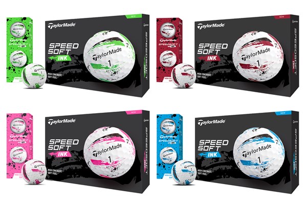 テーラーメイドから遊び心満載の斬新デザイン「スピードソフト インク」ボールが限定発売 キャッチコピーは『ゴルフはソフトに気楽にいこう』
