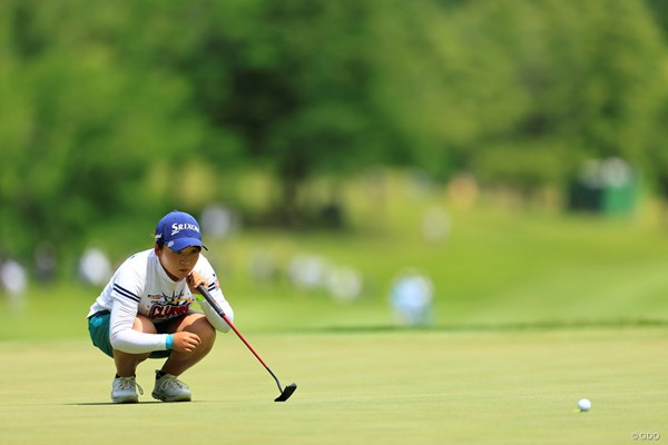 2024年 宮里藍 サントリーレディスオープンゴルフトーナメント 3日目 大須賀望 がんばれーって言いたくなっちゃう