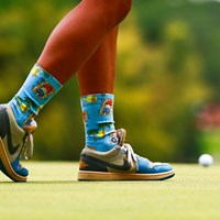 アロハな靴下 2024年 BMW 日本ゴルフツアー選手権 森ビルカップ 最終日 キャディ