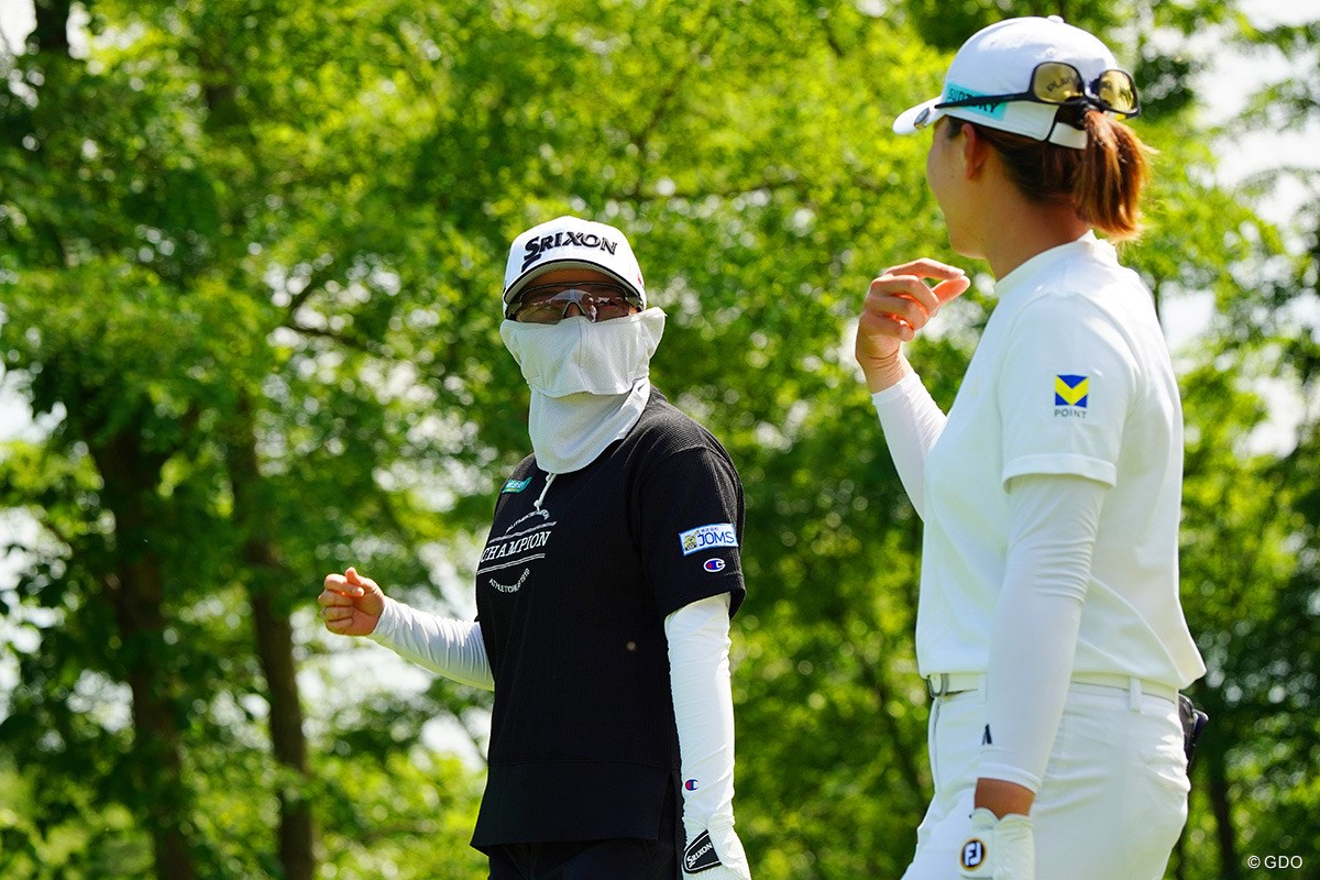 2024年 マイヤーLPGAクラシック for Simply Give 事前 勝みなみ 渋野日向子