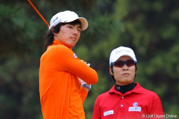 2010年 ゴルフ日本シリーズJTカップ 初日 石川遼 ラウンド中にはショット乱れの原因を掴めなかった石川だが…