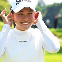 ホールアウト後には笑顔が弾けた 2024年 日本女子アマチュアゴルフ選手権 最終日 鳥居さくら