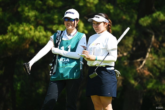ラウンド中は笑顔を絶やさなかった 2024年 日本女子アマチュアゴルフ選手権 4日目 山本優花