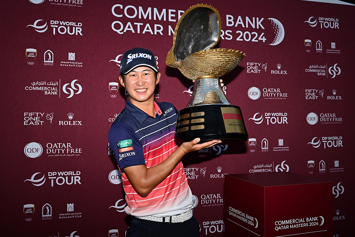 欧州ツアー「コマーシャルバンク カタールマスターズ」で初優勝した星野陸也(Octavio PassosGetty Images)