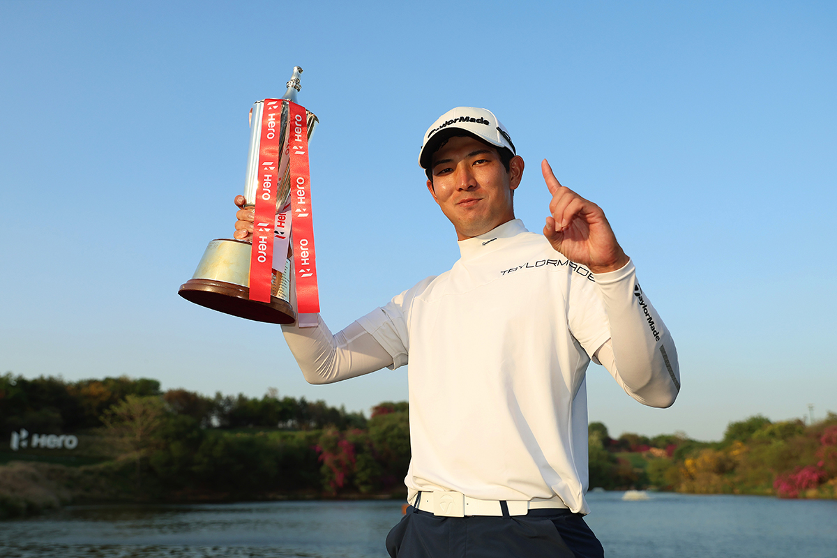 欧州ツアー「ヒーローインディアンオープン」で4打差をつけ優勝した中島啓太（GettyImages）