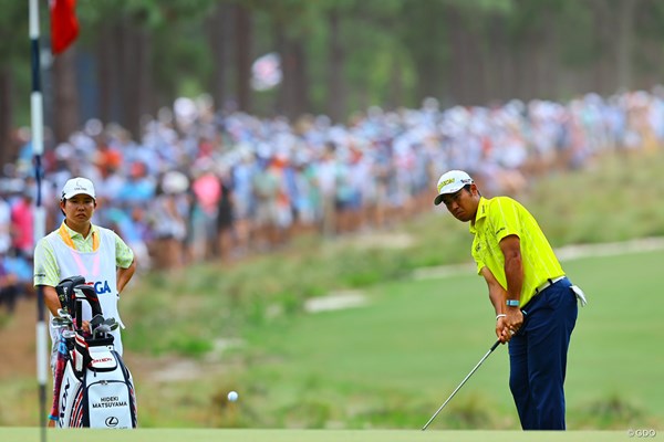 松山英樹は前半アウトを1ボギーで通過