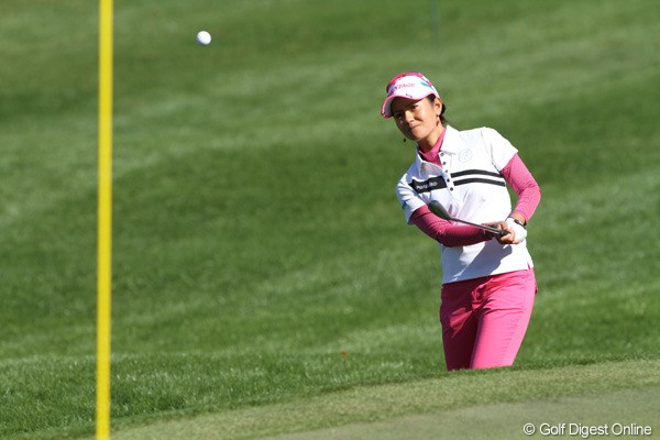 2010年 LPGAツアー選手権 2日目 宮里藍 宮里藍は暫定66位タイに浮上、予選突破に望みを繋いだ