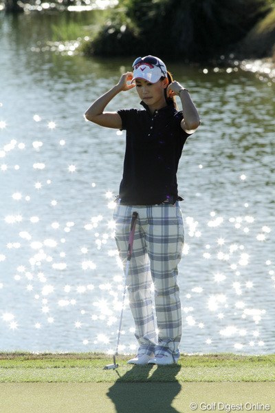 2010年 LPGAツアー選手権 3日目 上田桃子 最終ラウンドに進めずシーズン終幕となった上田桃子。苦しんだ今年の経験は来年以降に活きてくるはずだ