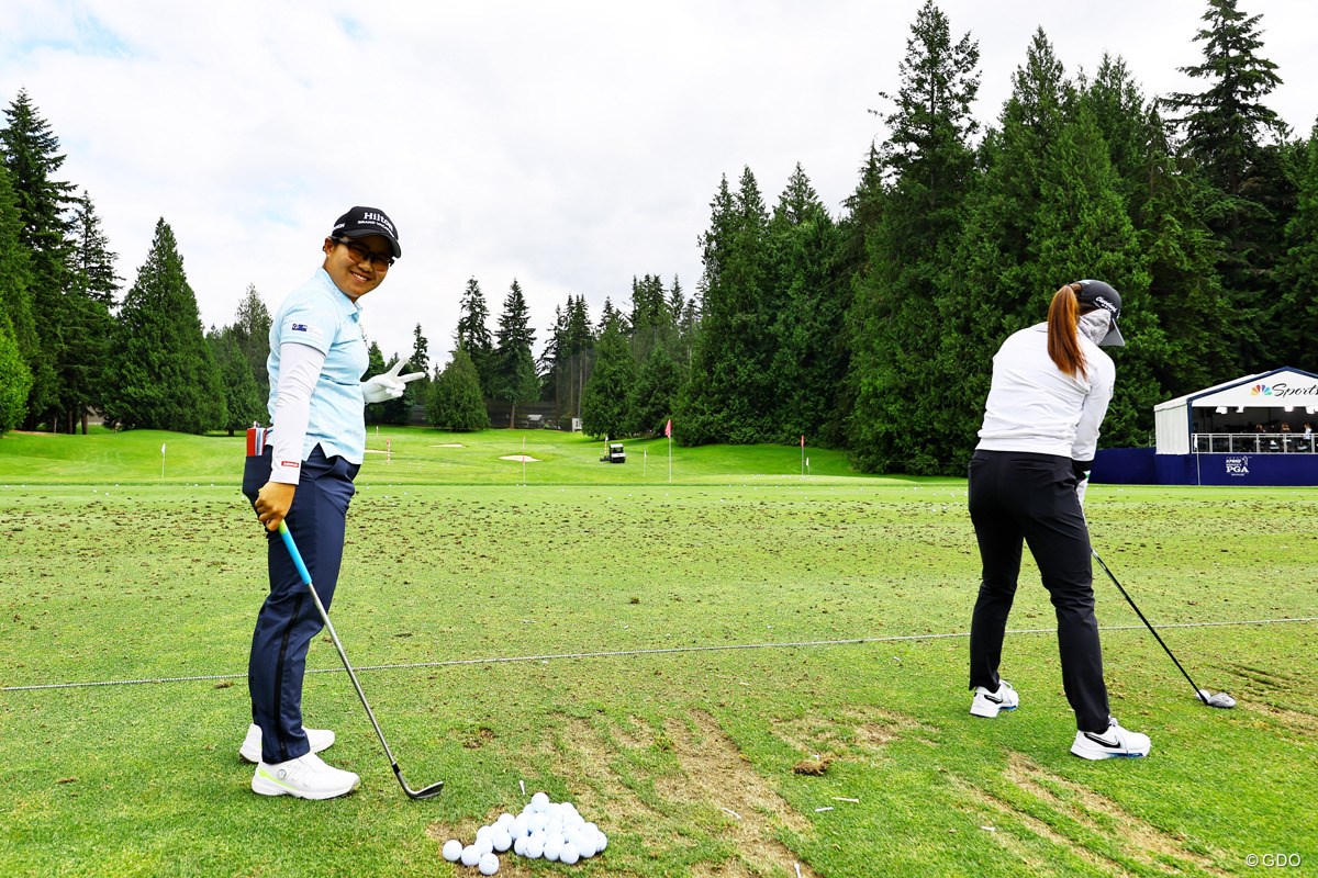 2024年 KPMG全米女子プロゴルフ選手権 事前 畑岡奈紗 勝みなみ