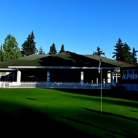 朝のクラブハウス 2024年 KPMG全米女子プロゴルフ選手権 事前 コース