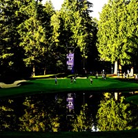光る木々 2024年 KPMG全米女子プロゴルフ選手権 2日目 竹田麗央