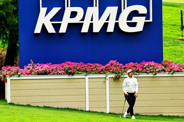2024年 KPMG全米女子プロゴルフ選手権 3日目 山下美夢有 この大会は初出場でもメジャーは7度目。経験が生きている